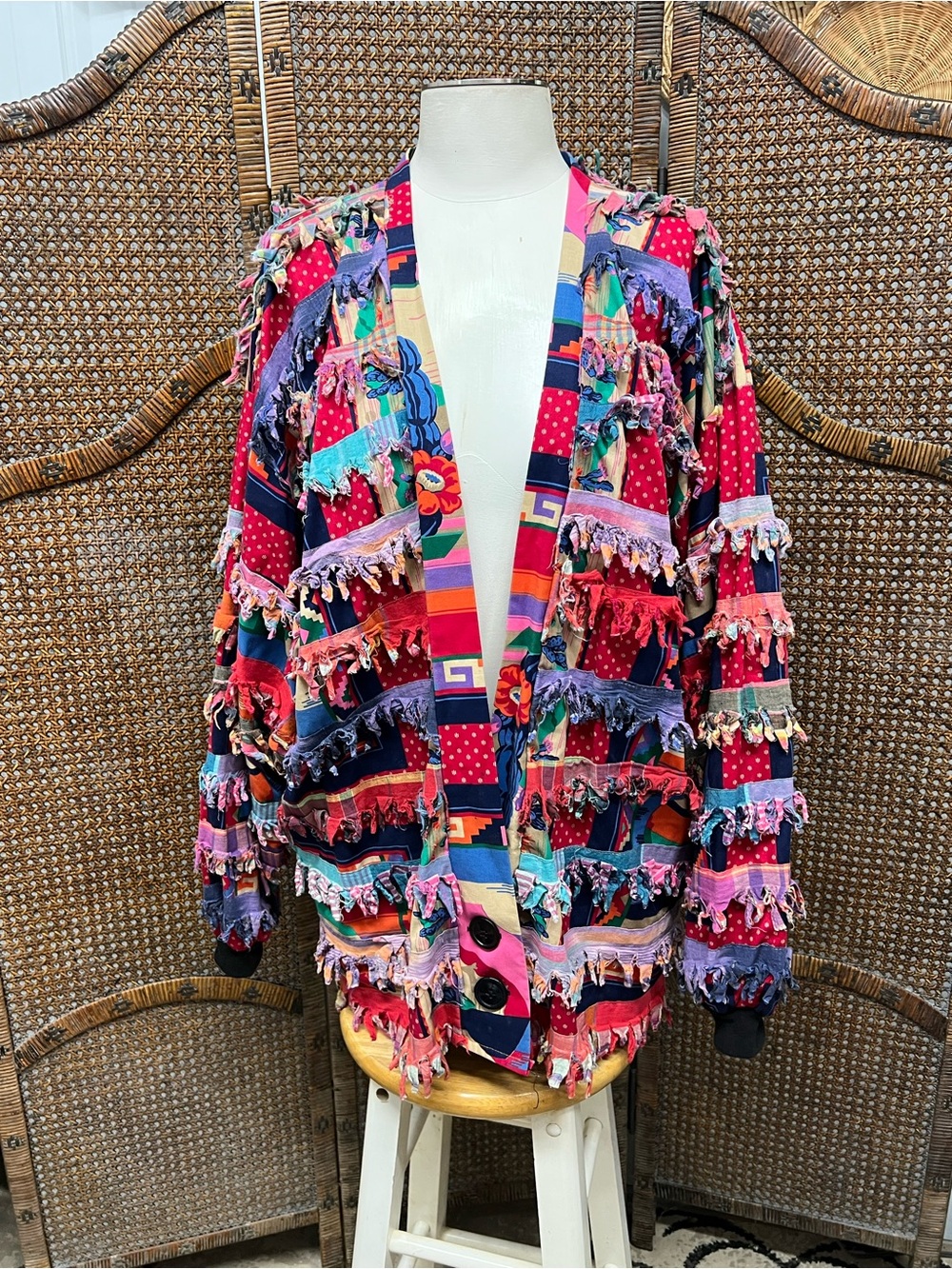 Vintage Paula sweet muslin mink cardigan jacket grandma core medium - Picture 1 of 13